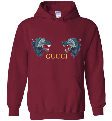 gucci hoodie with wolf|women's Gucci sweatsuit.